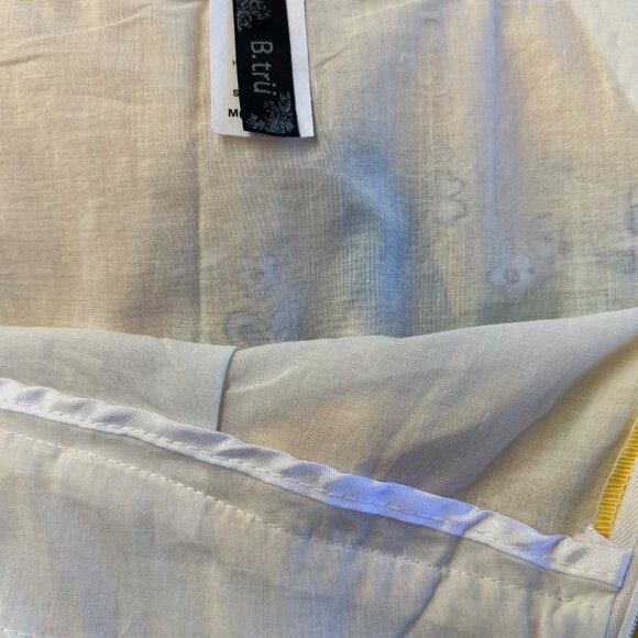 NWOT 60s inspired Floral Bohemian Yellow Cotton Skirt Medium - Picture 4 of 5